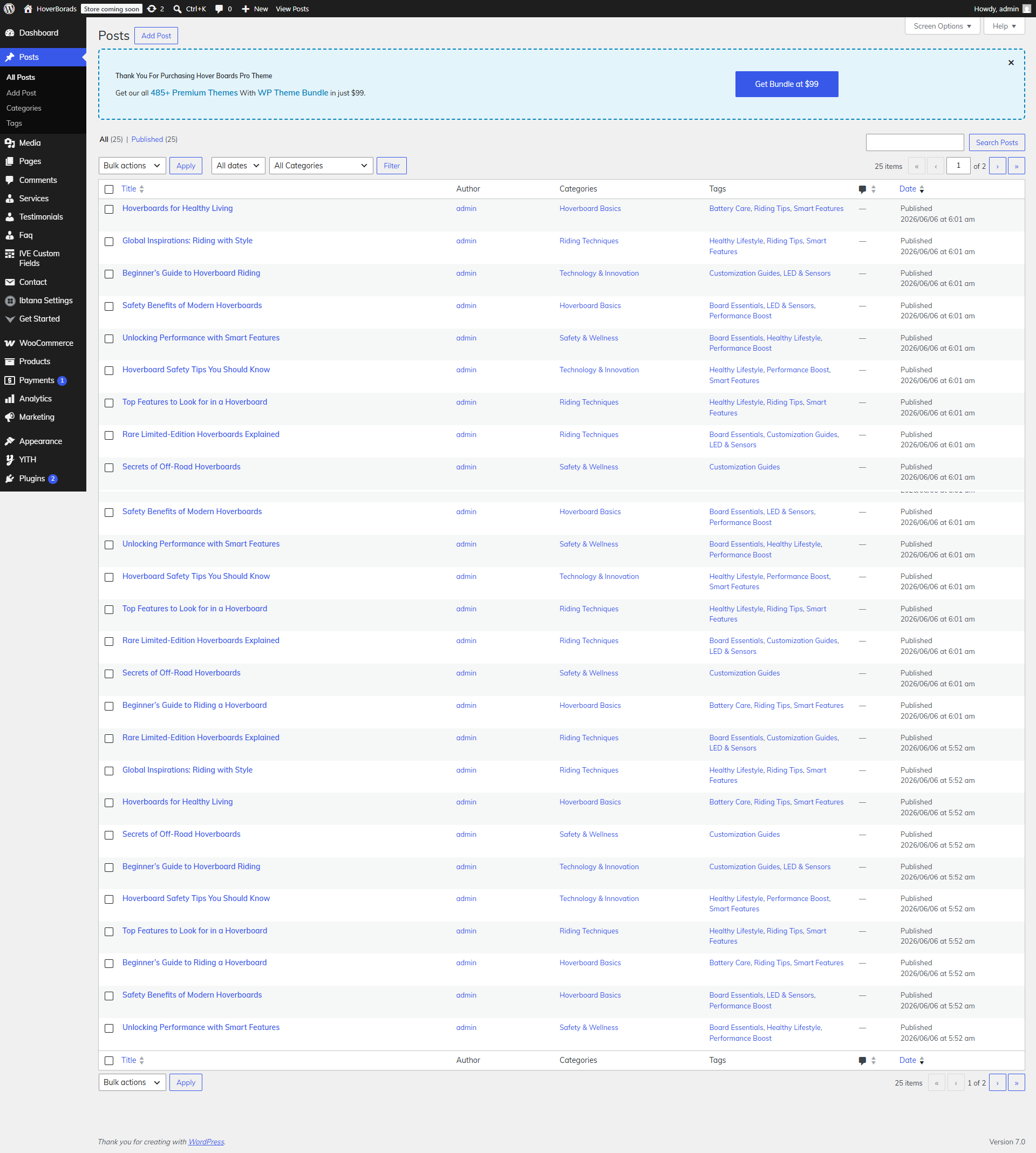 Blog Posts Display