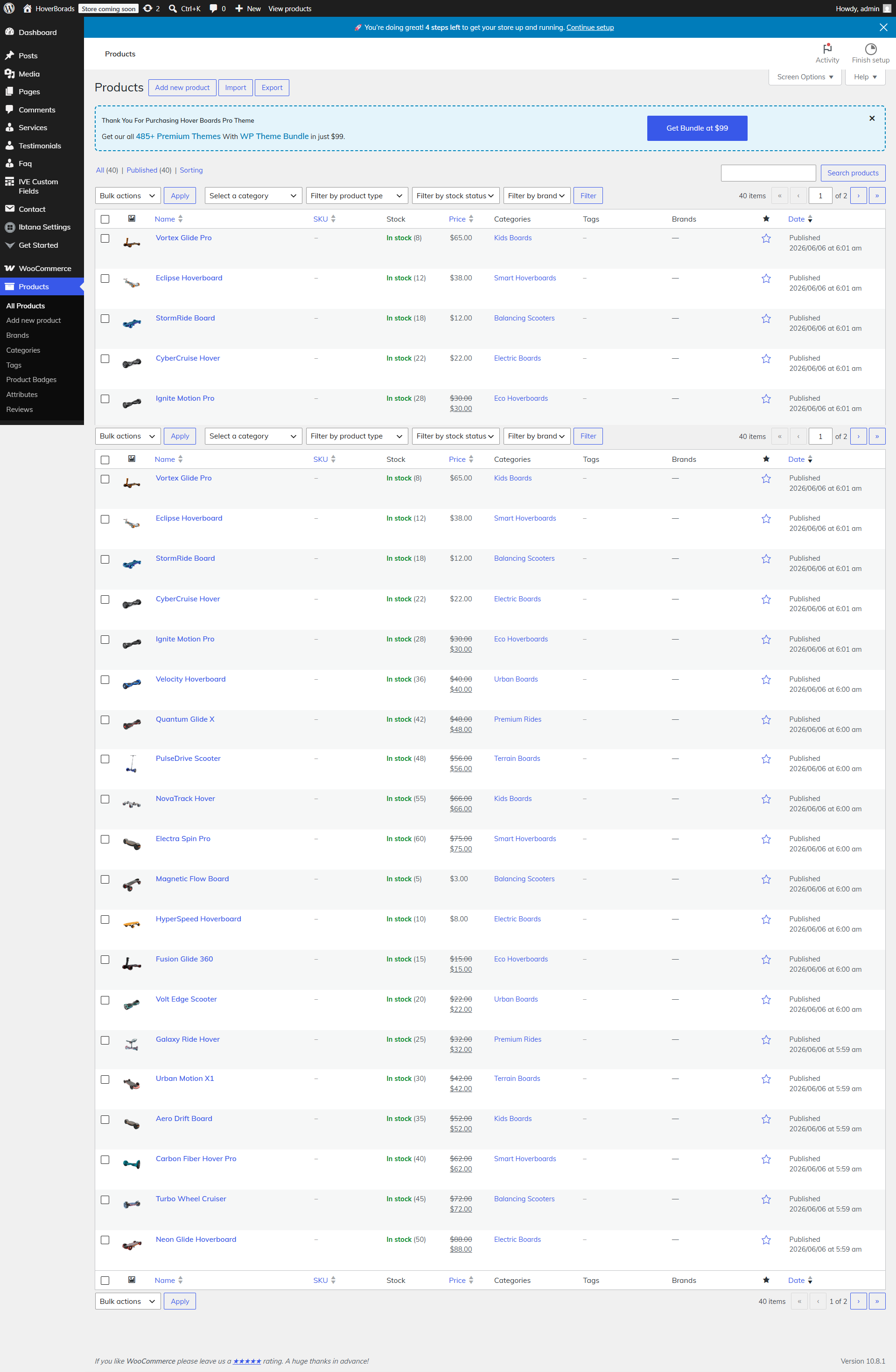 Product Tabs Layout Preview