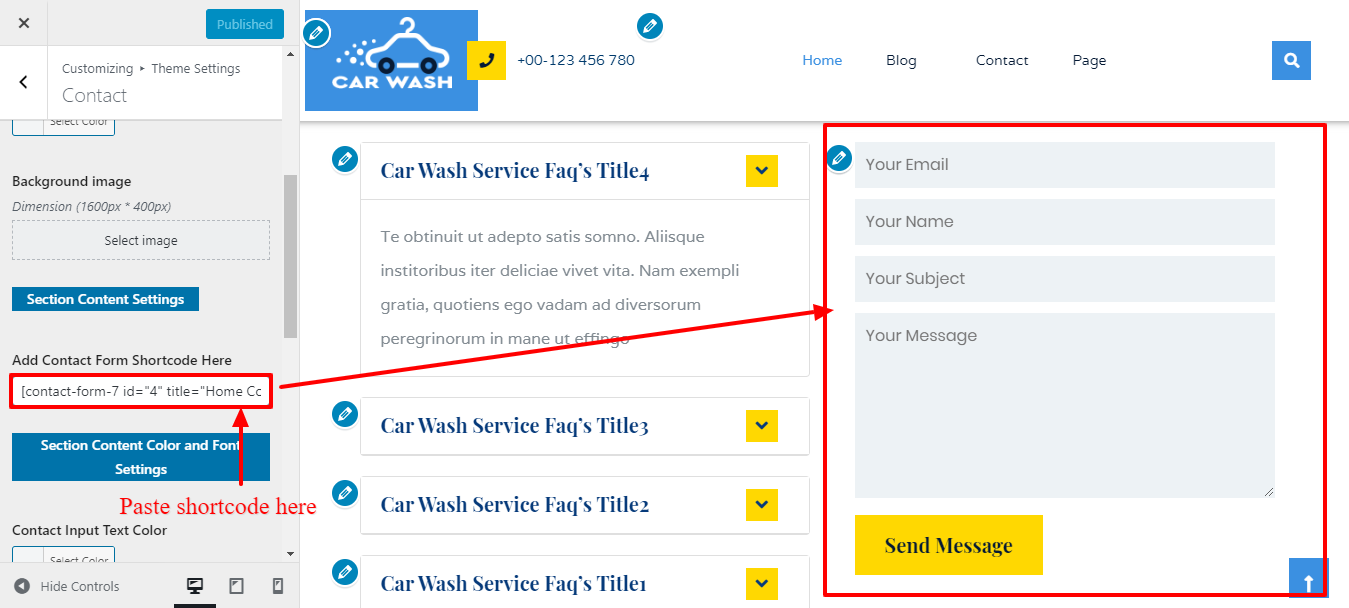 Image showing how to add content of Why Choose Us