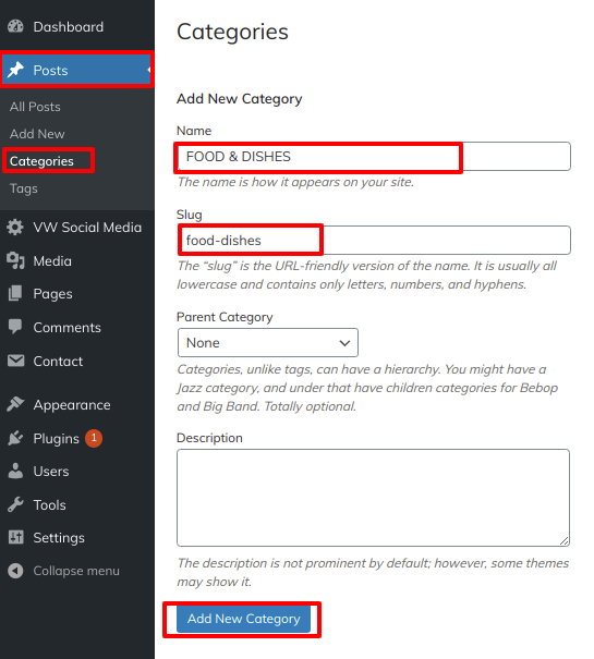 Image showing how to create project post