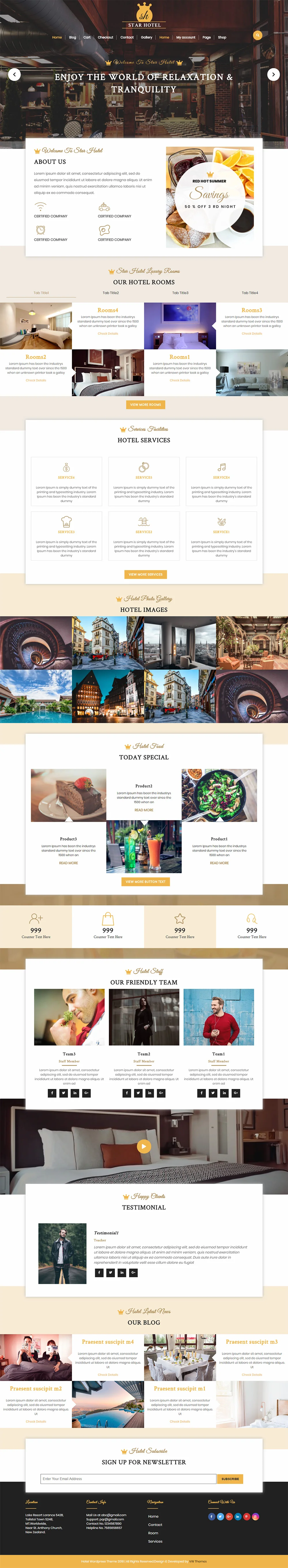WordPress Hotel Theme WordPress Hotel Theme