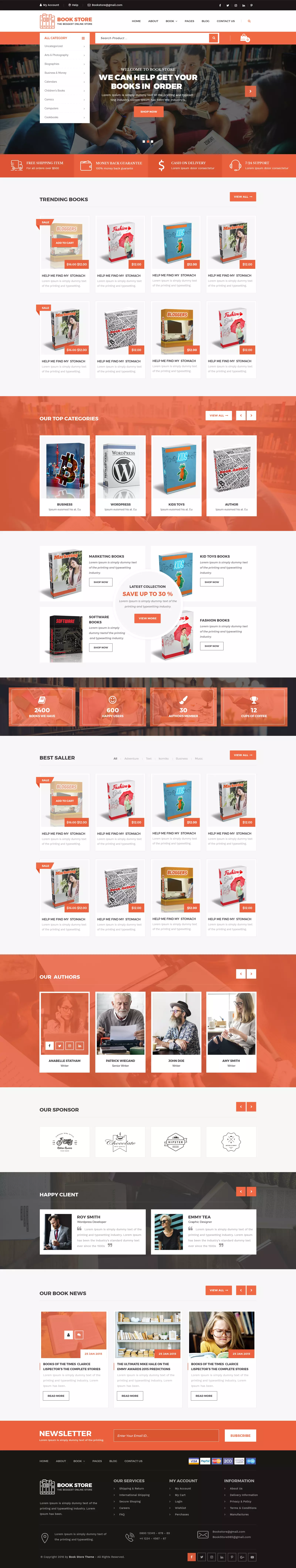 Bookstore WordPress Theme Bookstore WordPress Theme