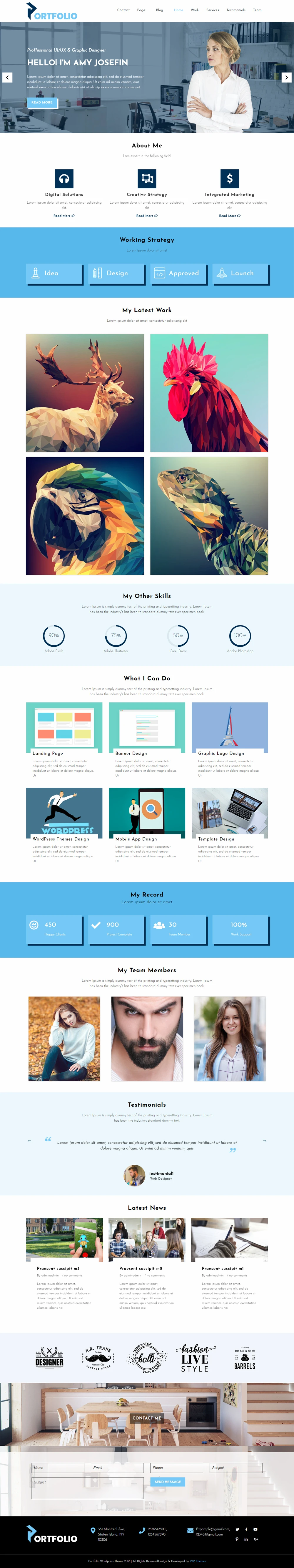 WordPress Portfolio Theme WordPress Portfolio Theme