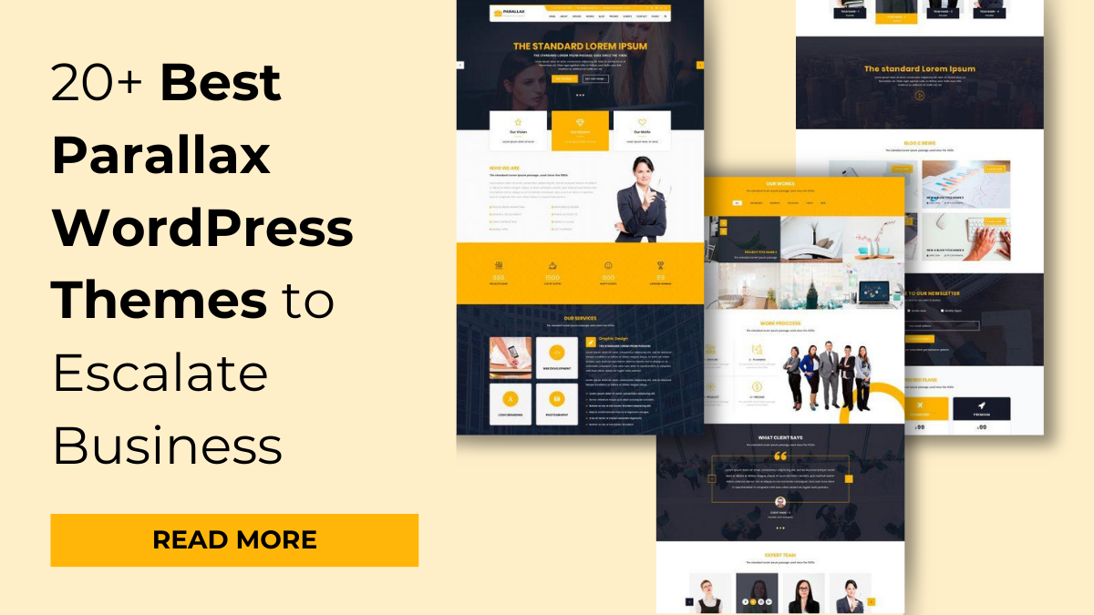 20+ Best Parallax WordPress Themes To Escalate Business