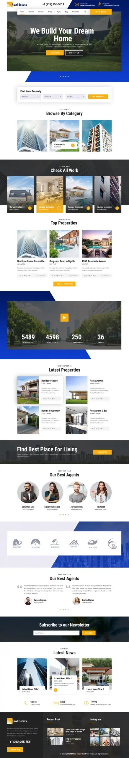 Real Estate WordPress Theme Real Estate WordPress Theme