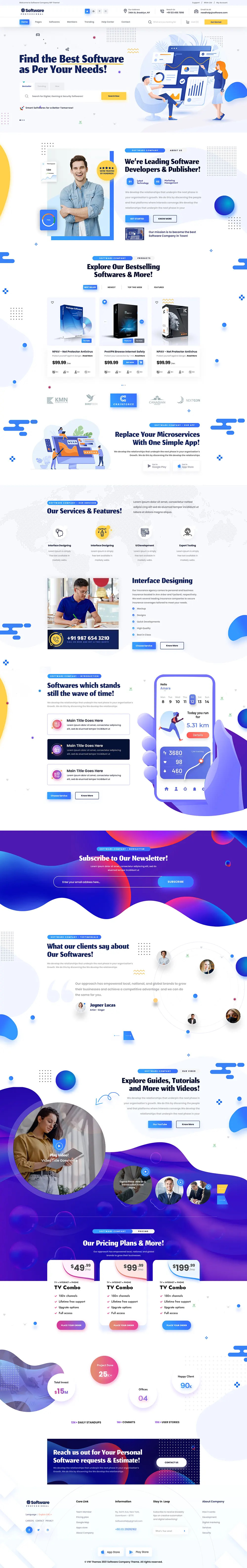 Software Company WordPress Theme Software Company WordPress Theme