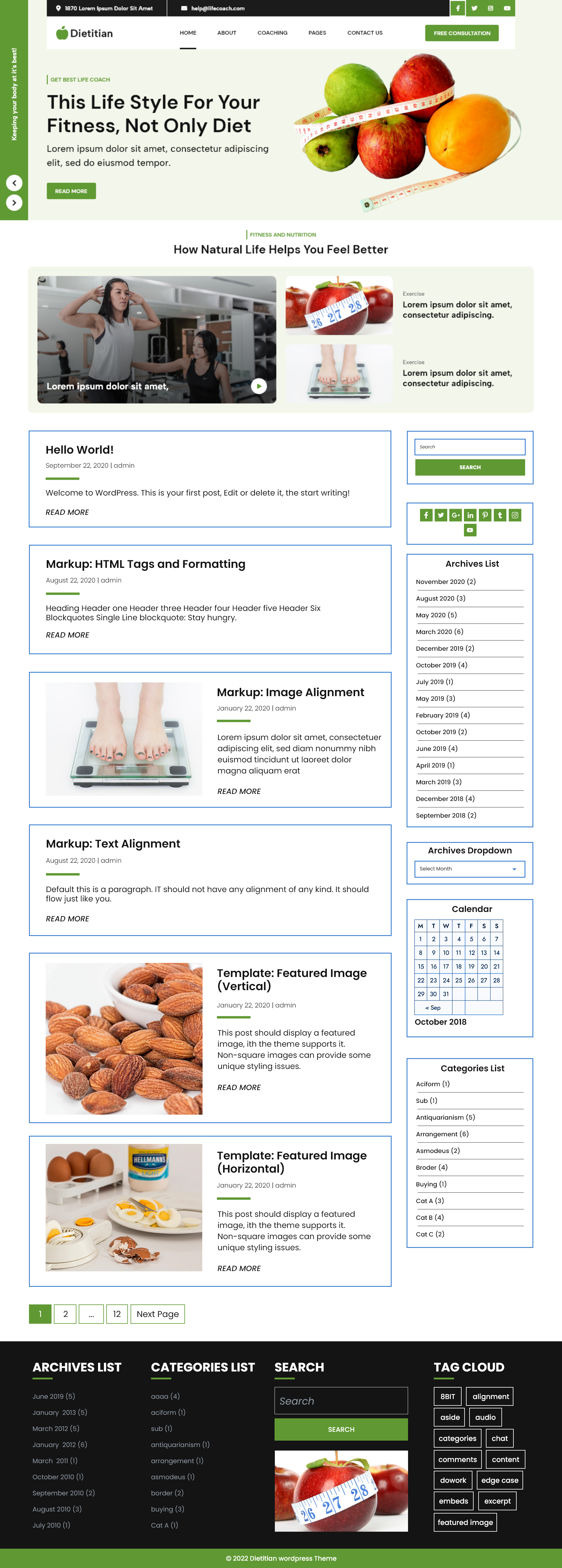 Free Organic WordPress Theme Free Organic WordPress Theme