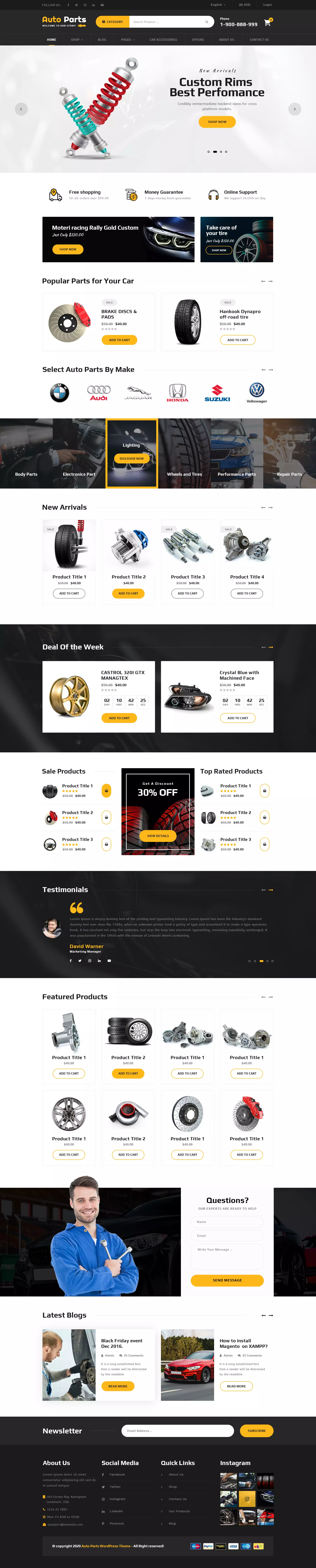 Garage WordPress Theme Garage WordPress Theme