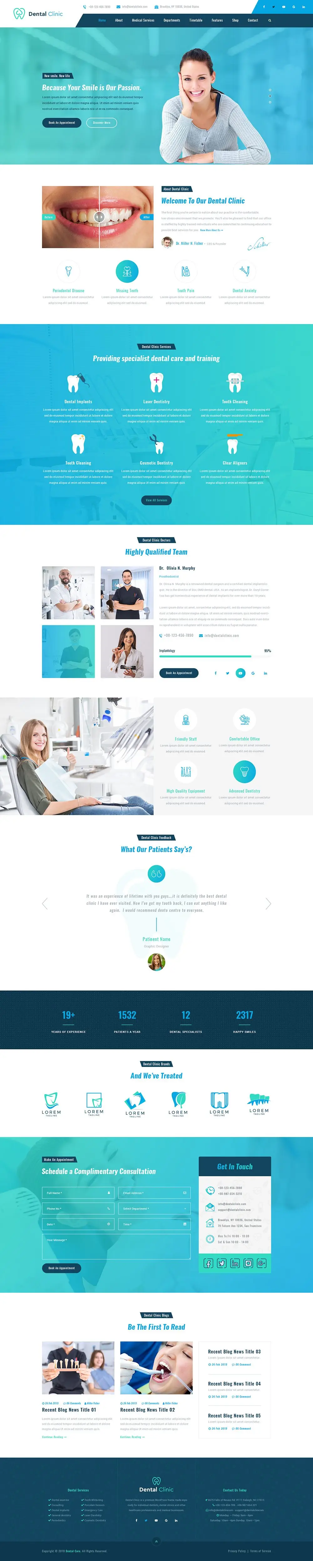 Dentist WordPress Theme Dentist WordPress Theme