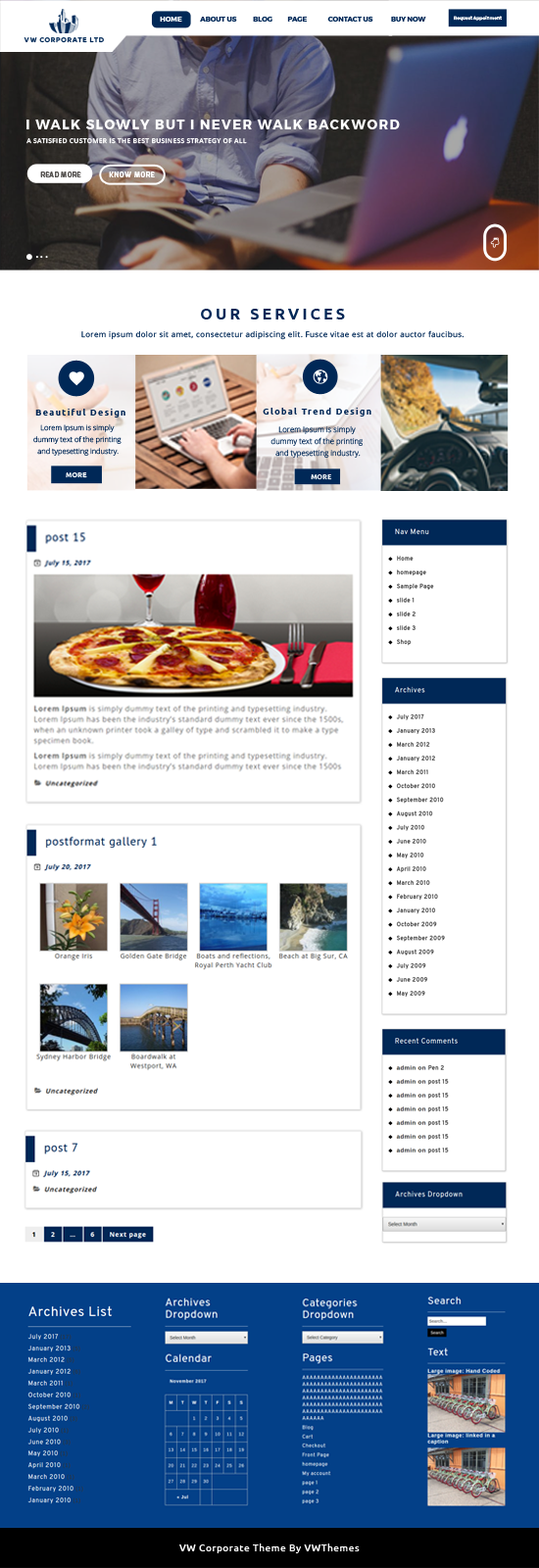 Free Corporate WordPress theme Free Corporate WordPress theme