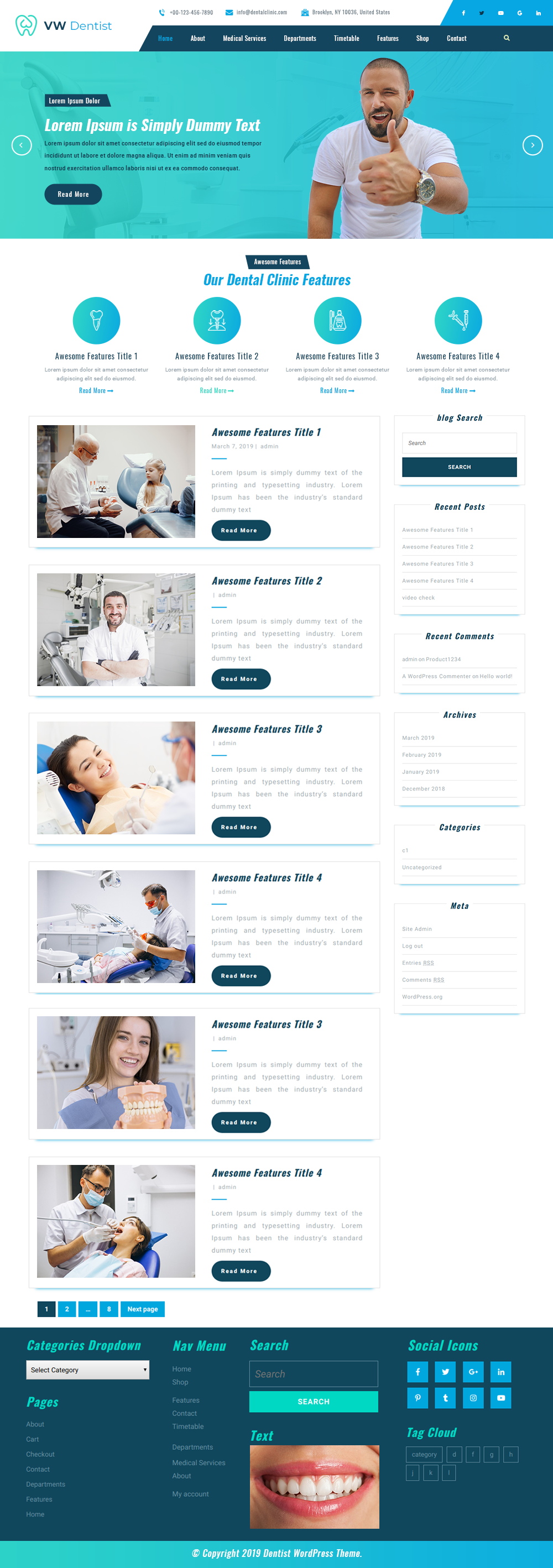 Free Dentist WordPress Theme Free Dentist WordPress Theme