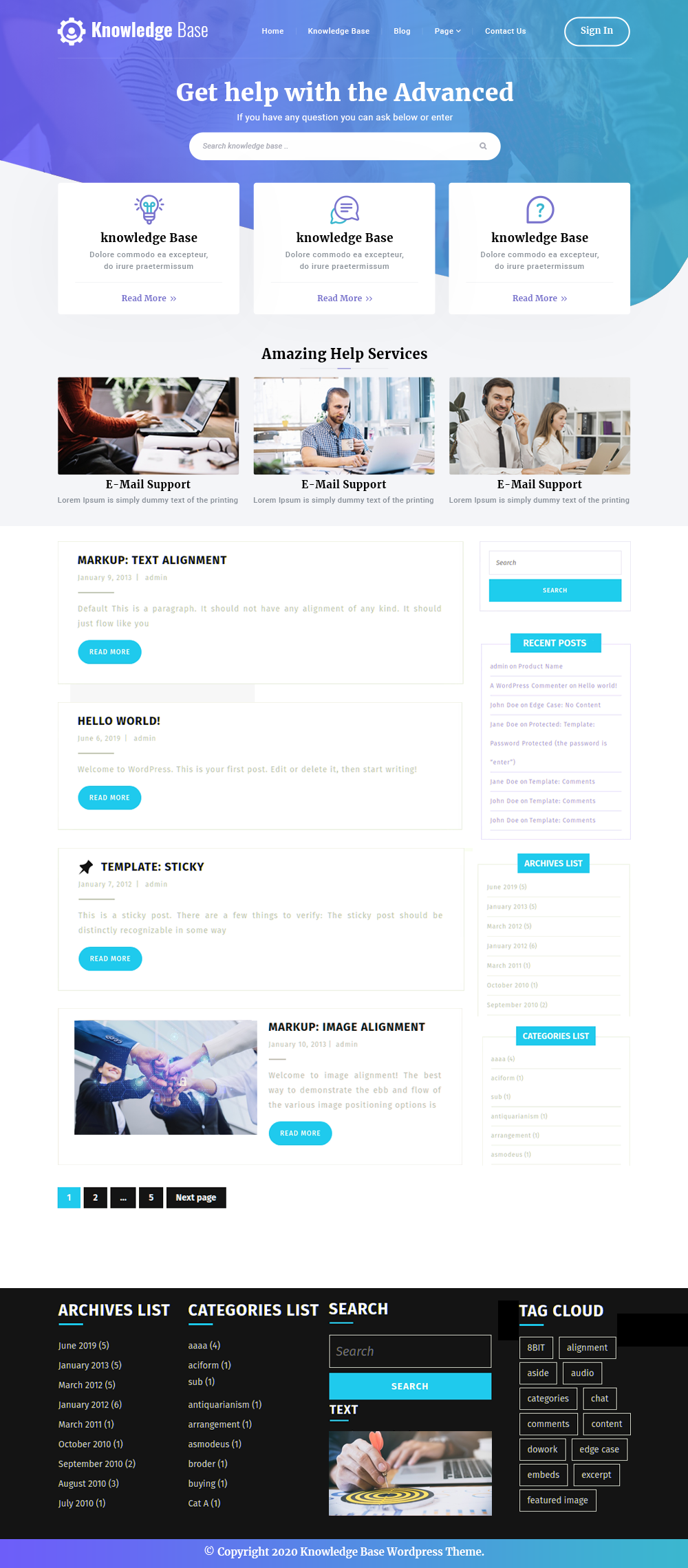 Free Knowledge Base WordPress Theme Free Knowledge Base WordPress Theme