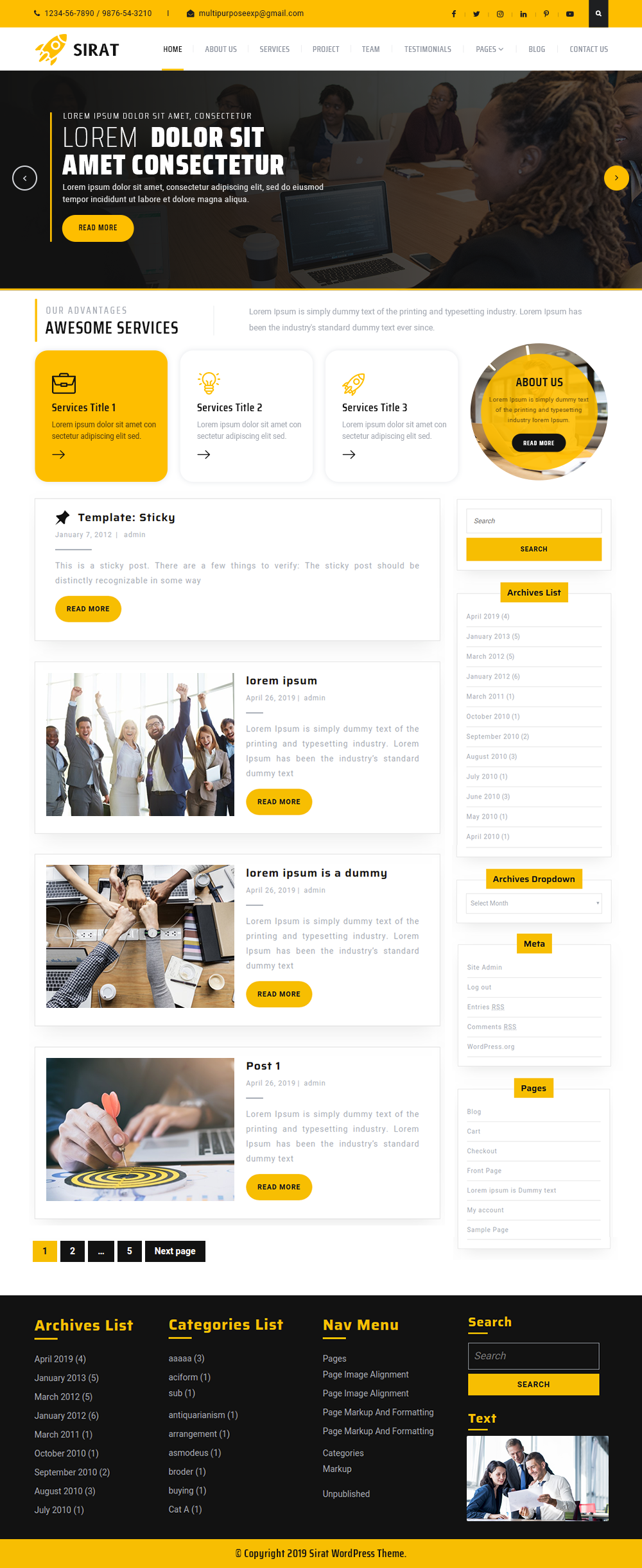 Free Multipurpose WordPress Theme Free Multipurpose WordPress Theme