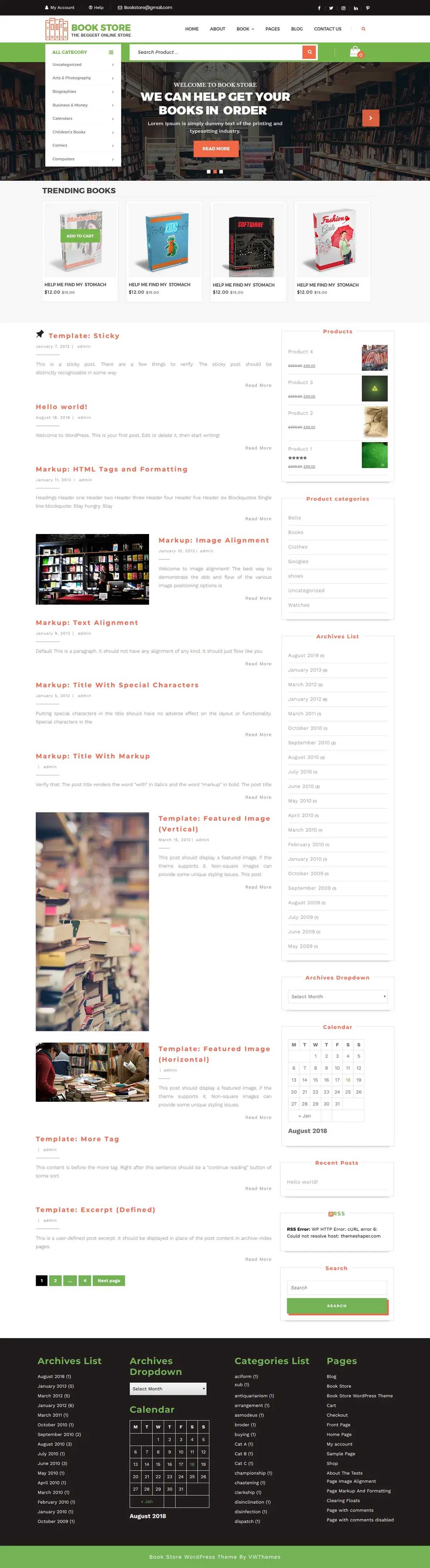 Free Ebook WordPress Theme Free Ebook WordPress Theme