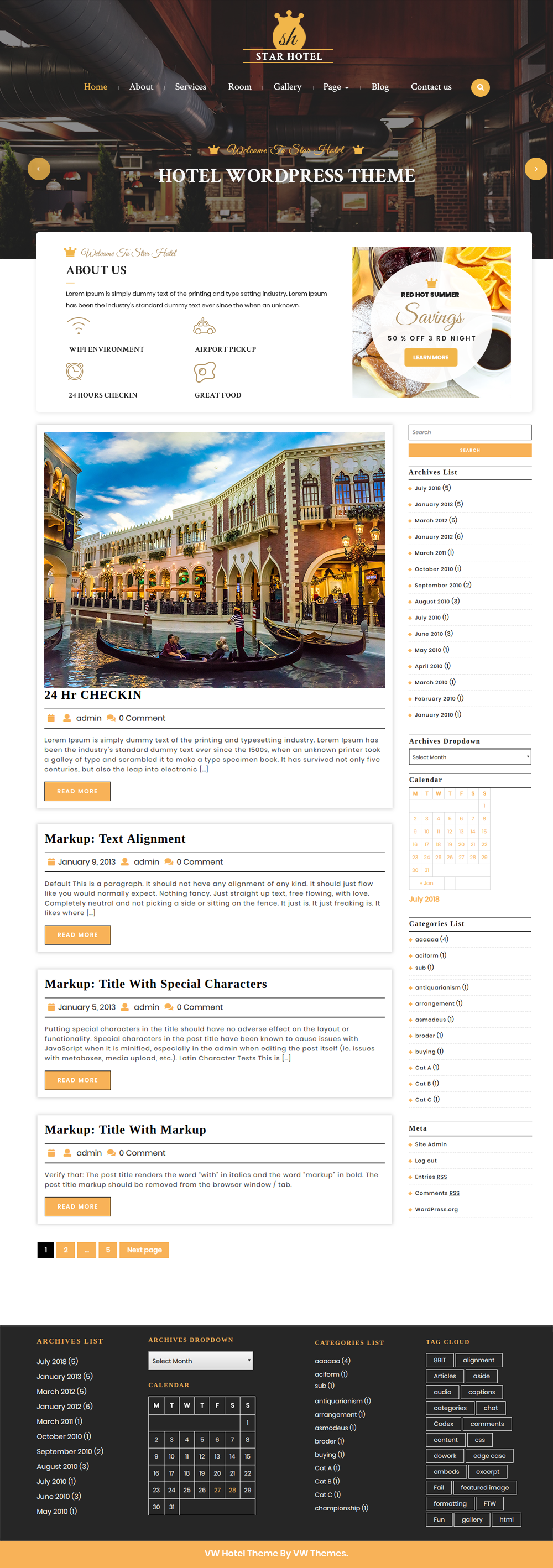 Free WordPress Hotel Theme Free WordPress Hotel Theme