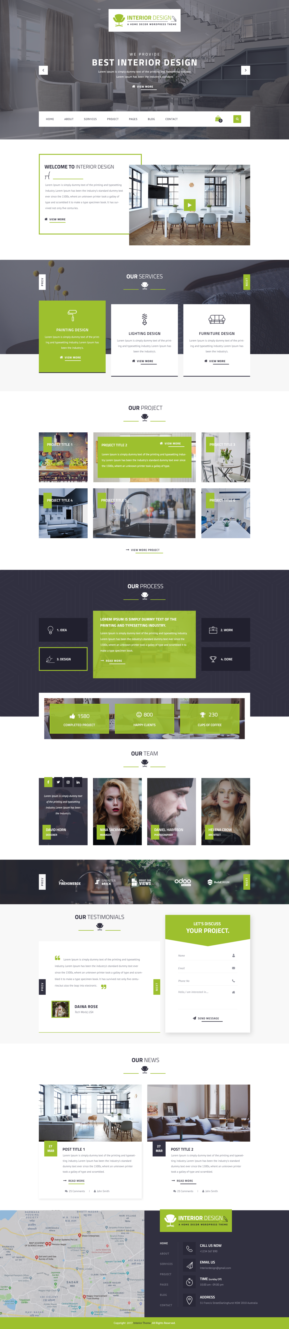 Interior Design WordPress Theme Interior Design WordPress Theme