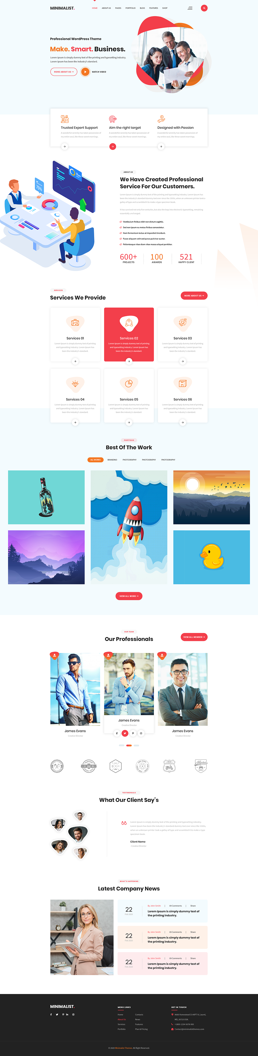 Minimalist WordPress Theme Minimalist WordPress Theme