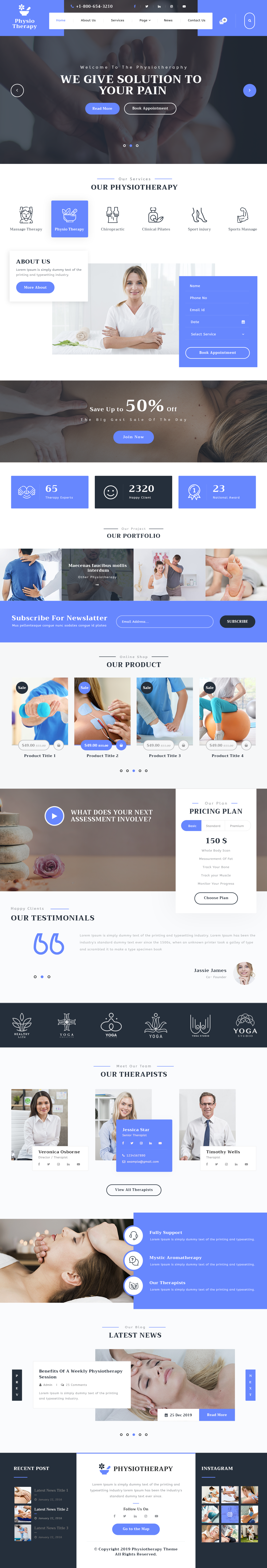 Physiotherapy WordPress Theme Physiotherapy WordPress Theme