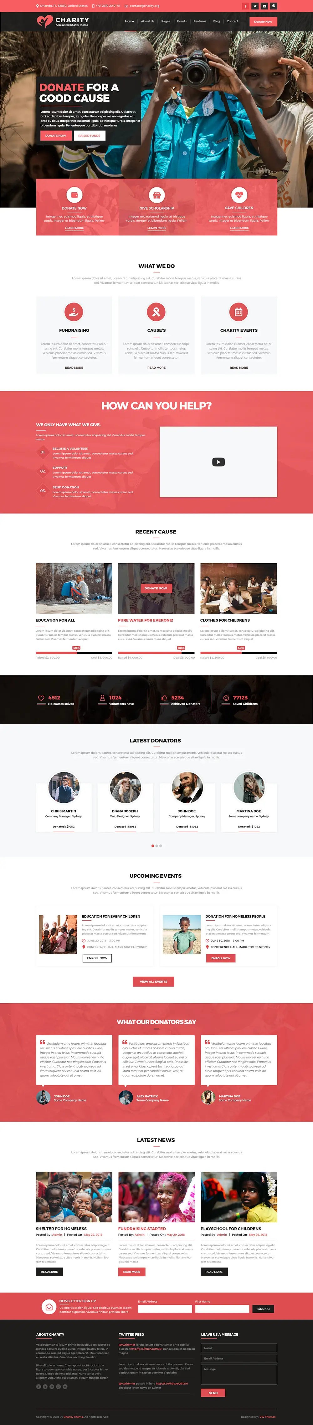 Premium Charity WordPress Theme Premium Charity WordPress Theme