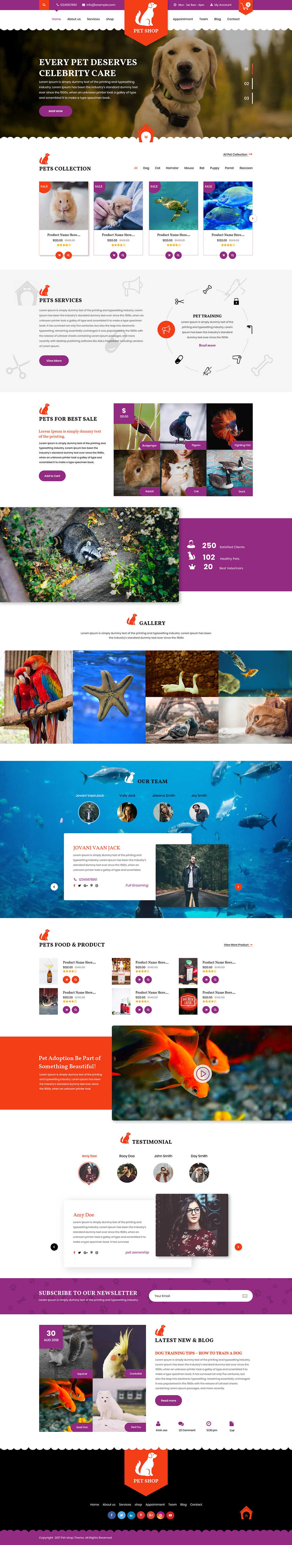 Premium Pet Wordpress Theme Premium Pet Wordpress Theme