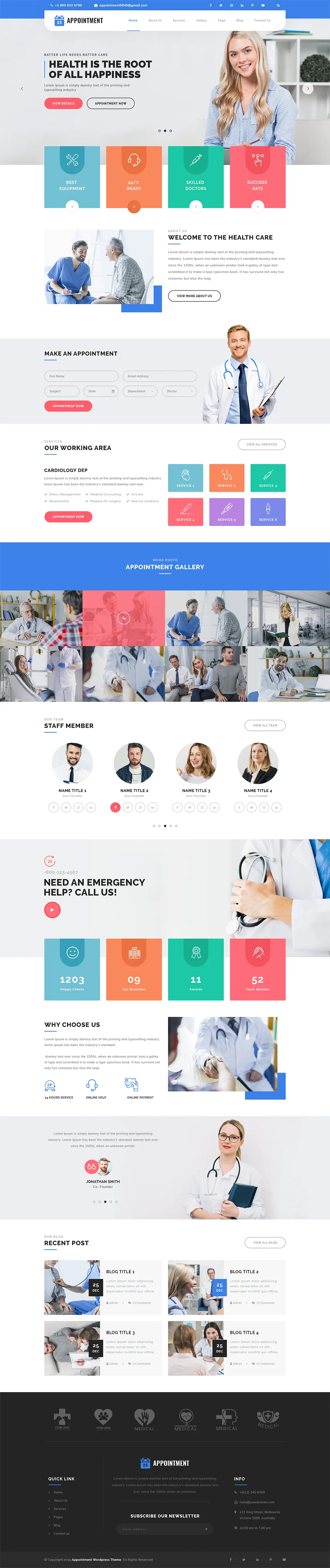 Appointment WordPress Theme Appointment WordPress Theme
