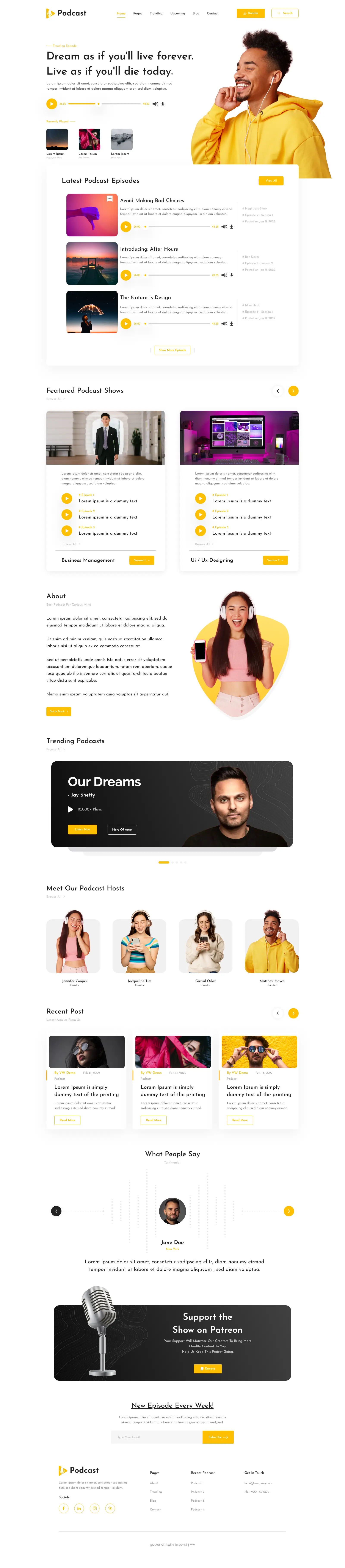 Video Podcast WordPress Theme Video Podcast WordPress Theme