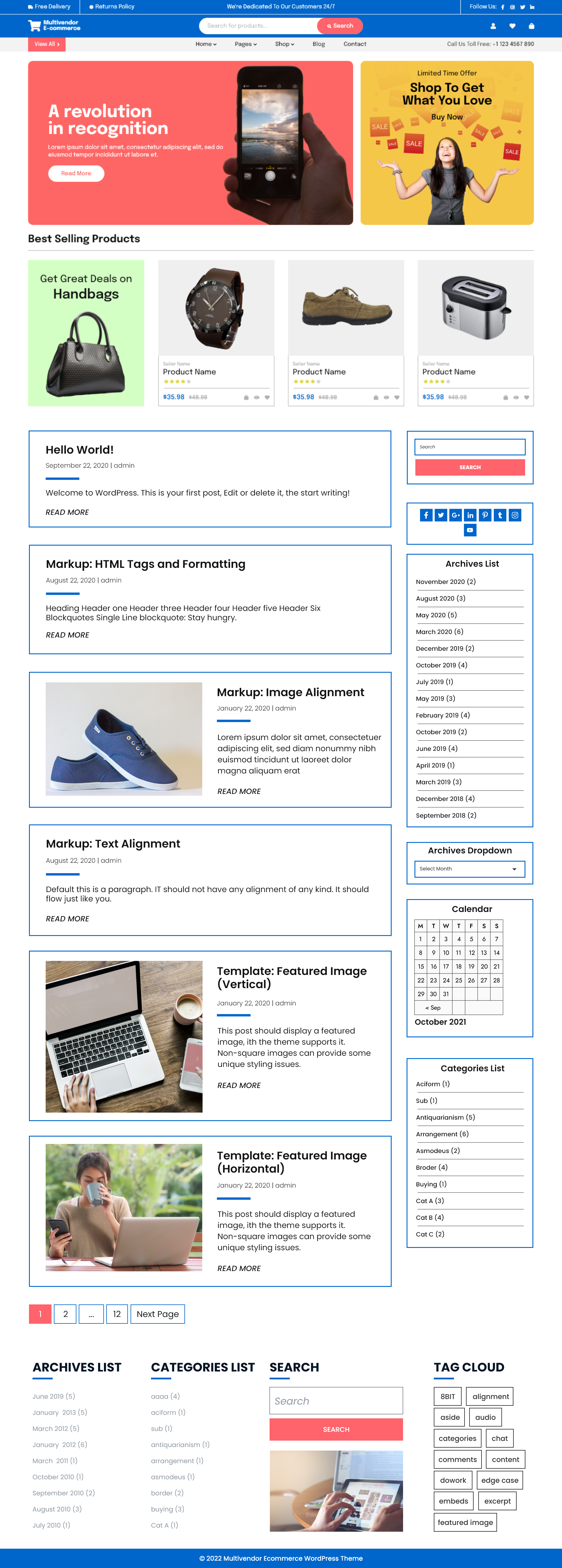 Free Multivendor WordPress Theme Free Multivendor WordPress Theme