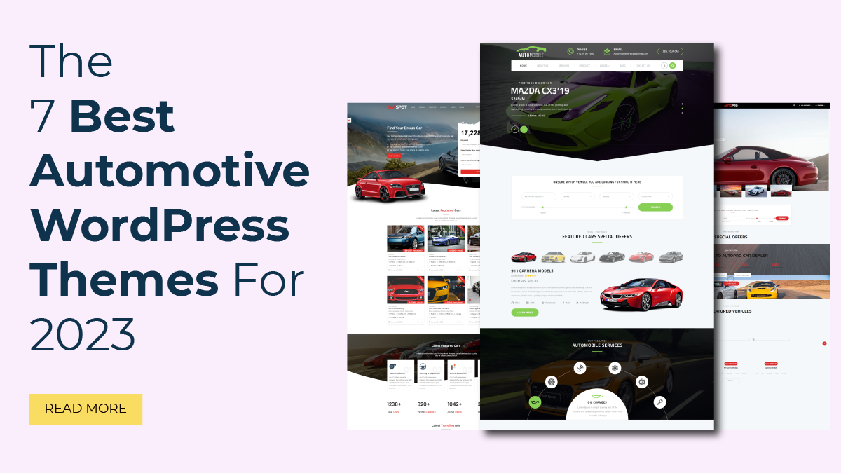 The 7 Best Automotive WordPress Themes for 2023
