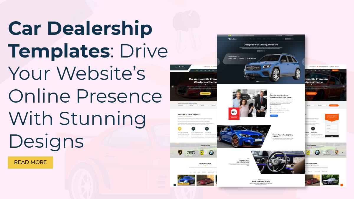 Car Dealership Templates: Drive Your Website’s Online Presence With Stunning Designs