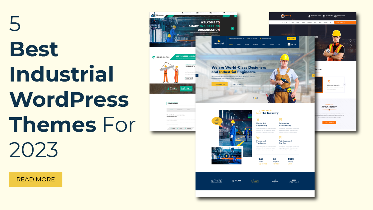 5 Best Industrial WordPress Themes For 2023