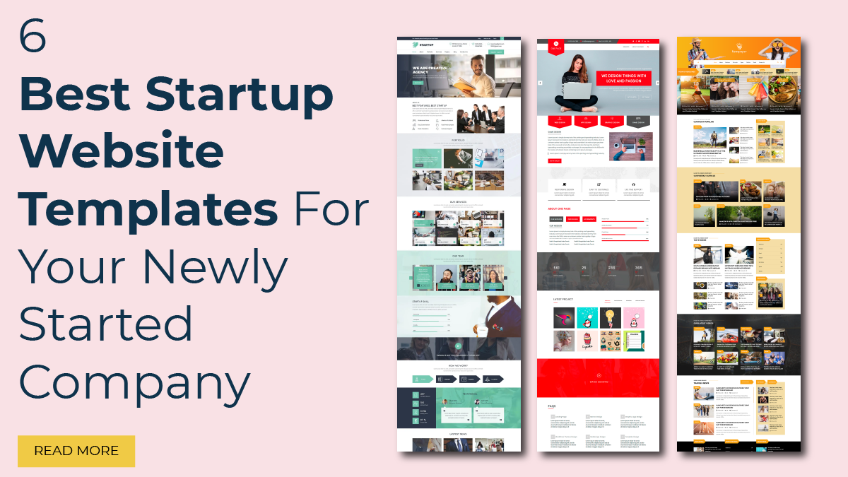 6 Best Startup Website Templates For Your Newly Started Company