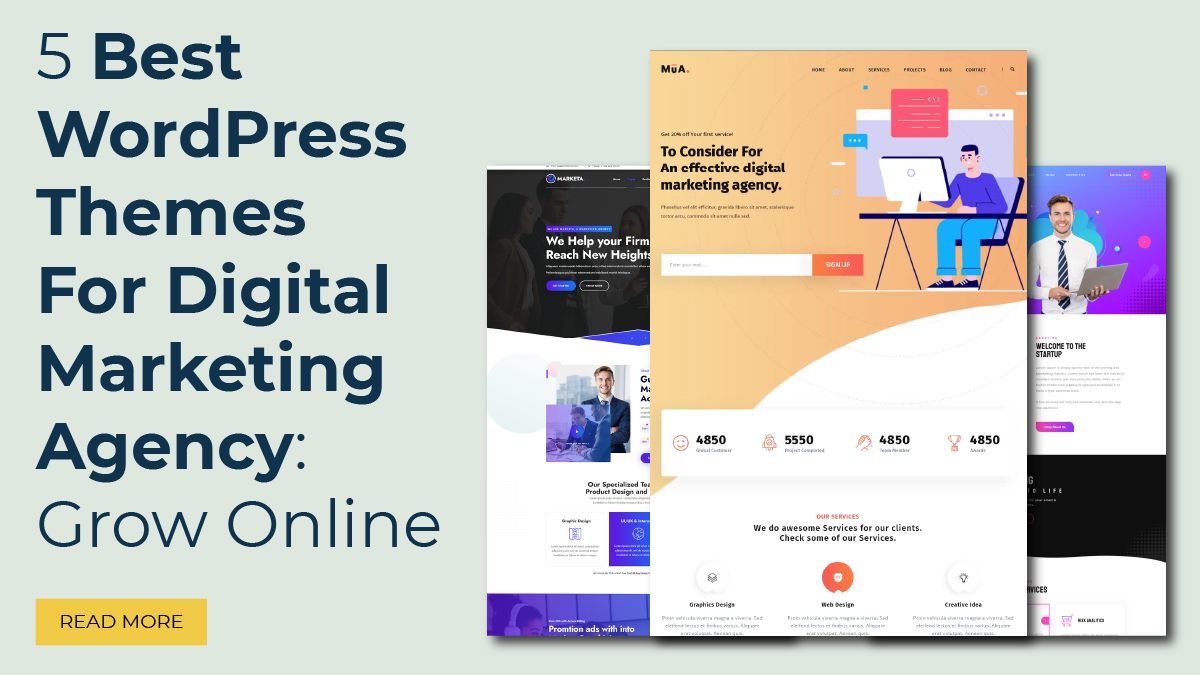 5 Best WordPress Themes For Digital Marketing Agency: Grow Online