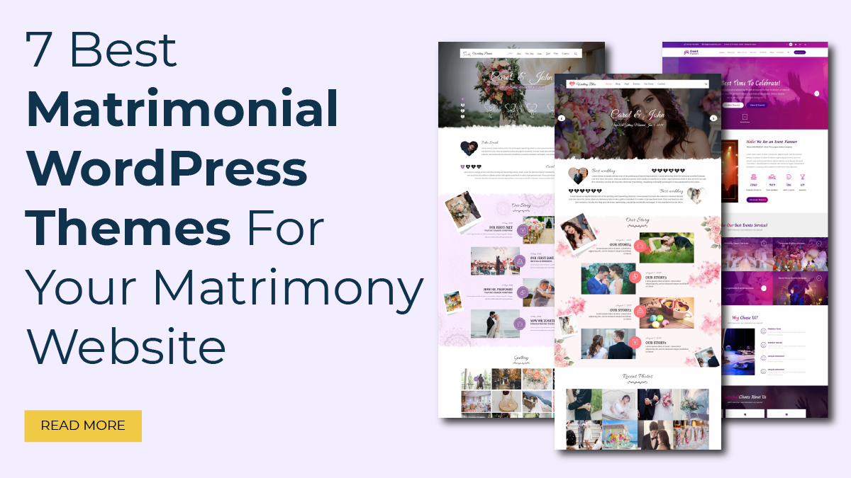 7 Best Matrimonial WordPress Themes For Your Matrimony Website