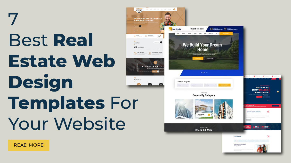 7 Best Real Estate Web Design Templates For Your Website