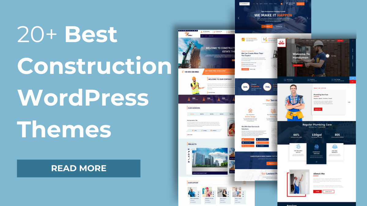 20+ Best Construction WordPress Themes
