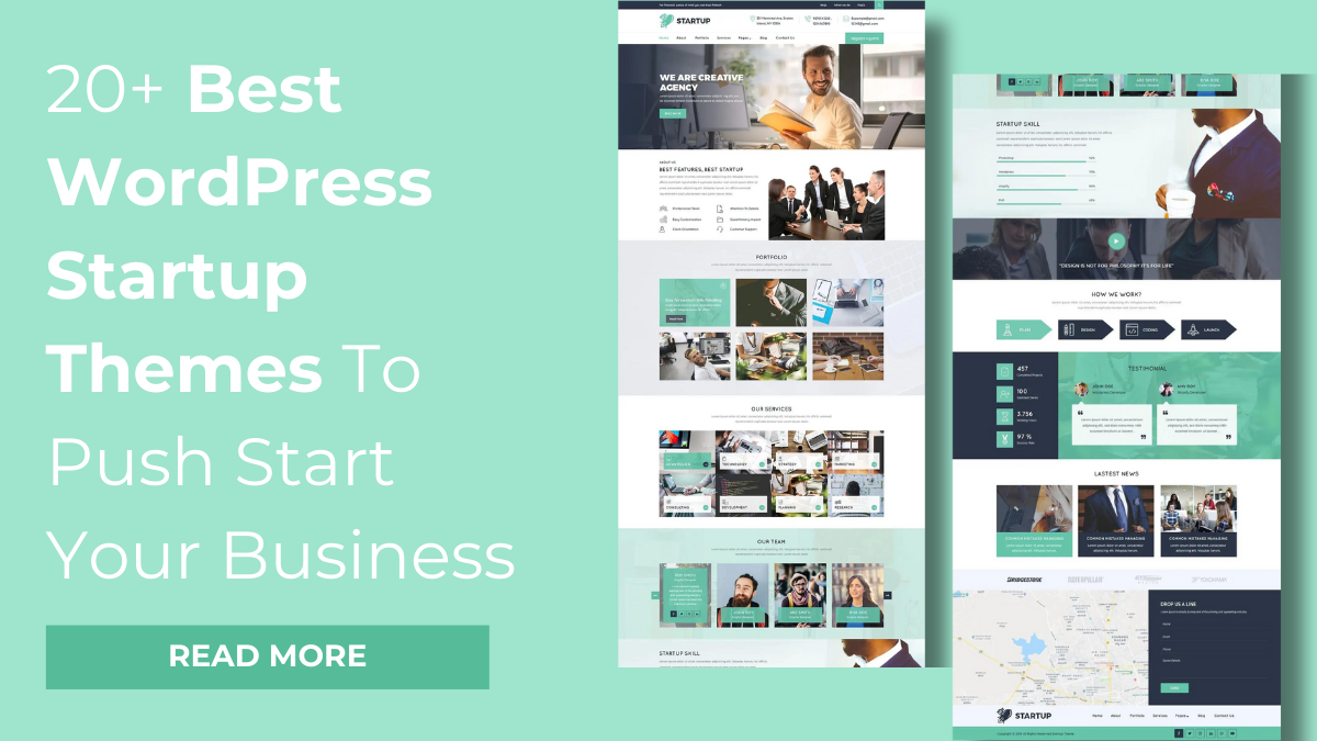 20+ Best WordPress Startup Themes