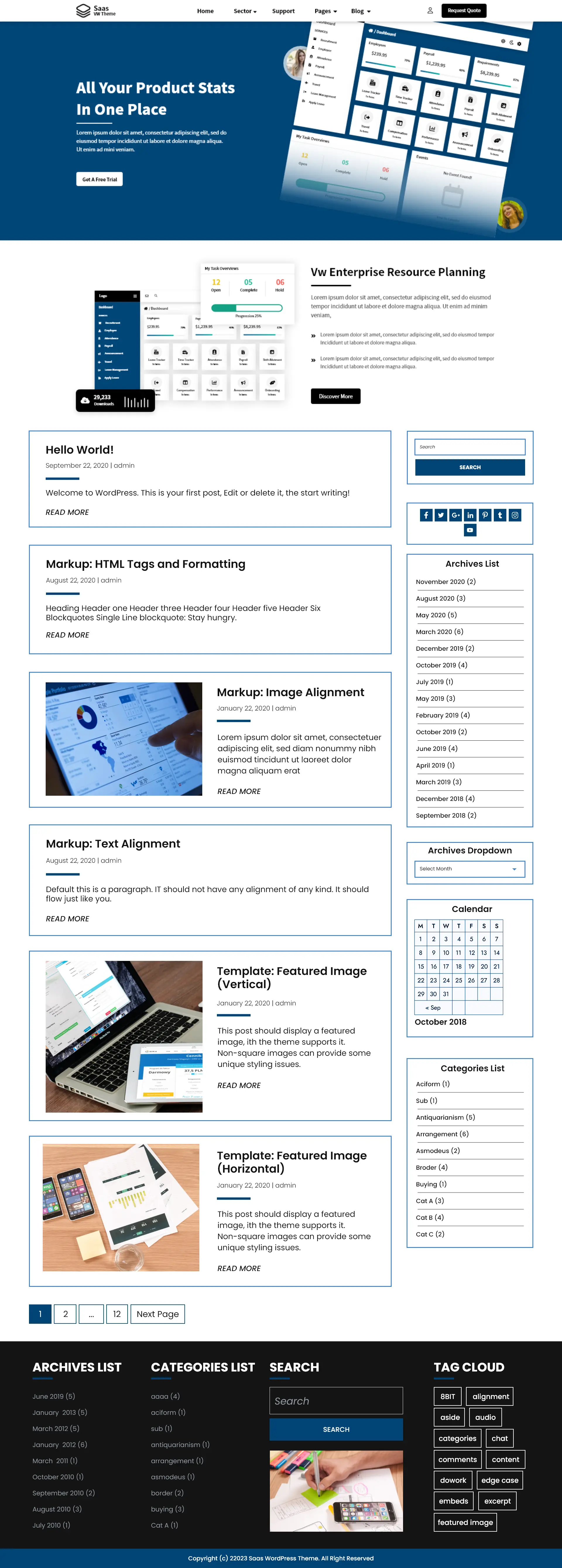Free SAAS WordPress Theme Free SAAS WordPress Theme