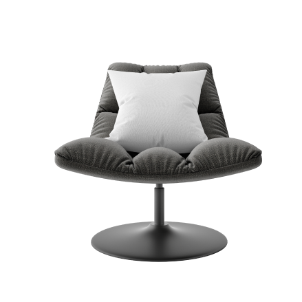 Grey Puff Chair