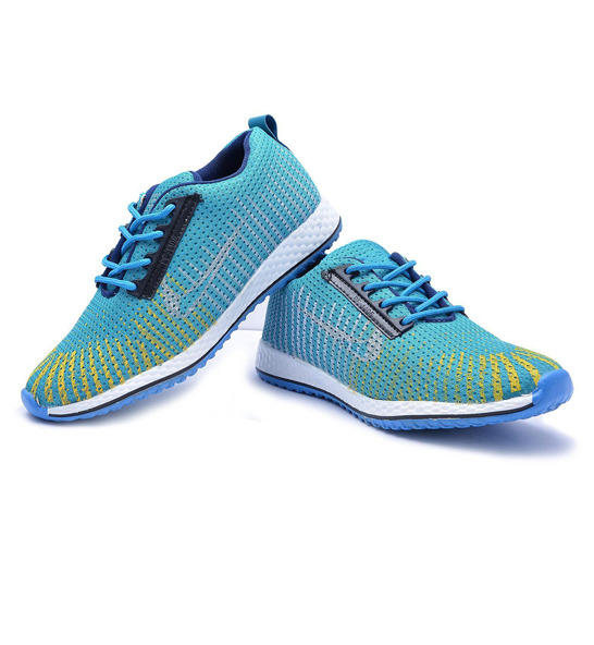 shoes with blue color